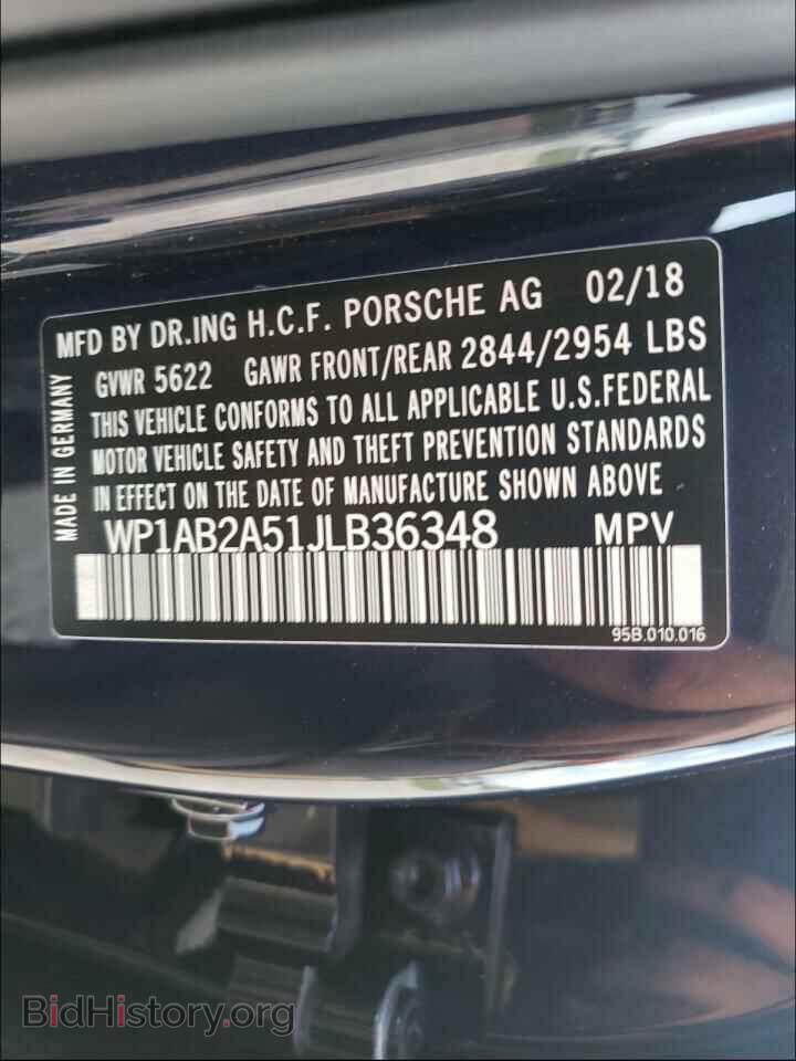 2018 PORSCHE MACAN - VIN: WP1AB2A51JLB36348 - Photo 10