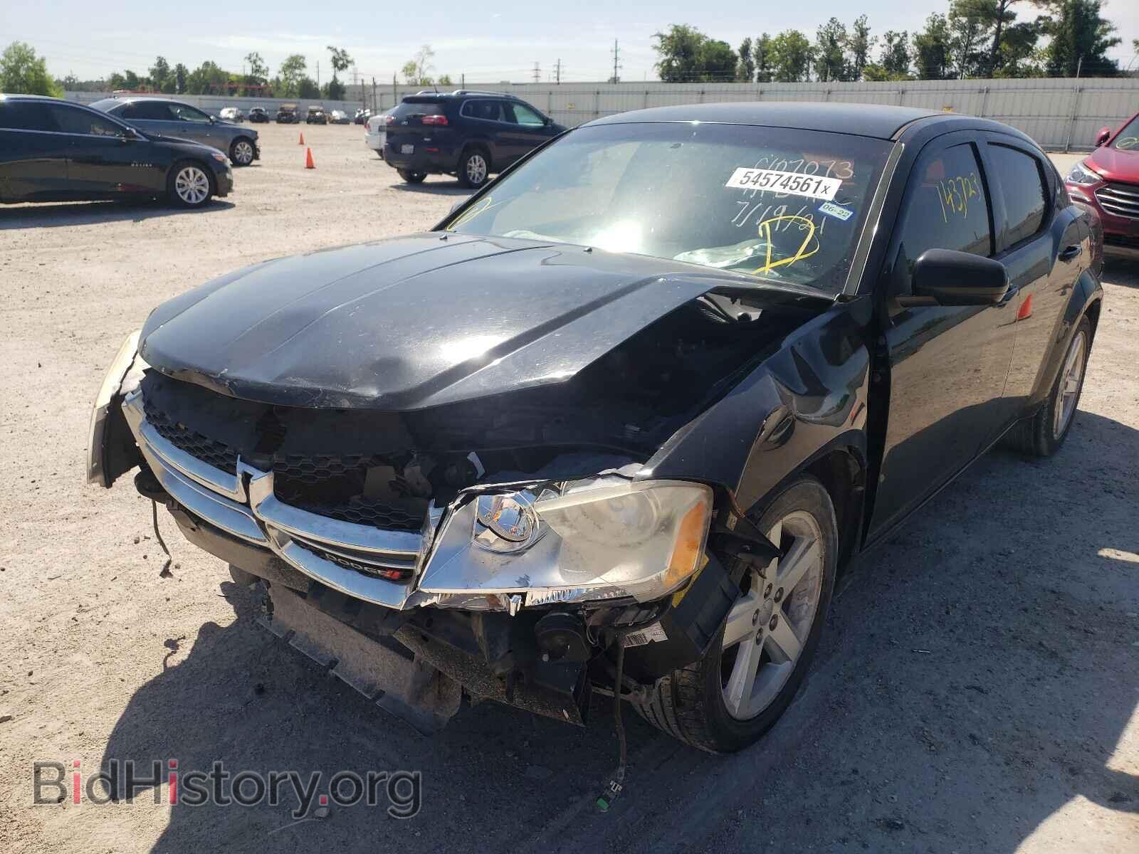 2013 DODGE AVENGER - VIN: 1C3CDZCB9DN740193 - Фото 2