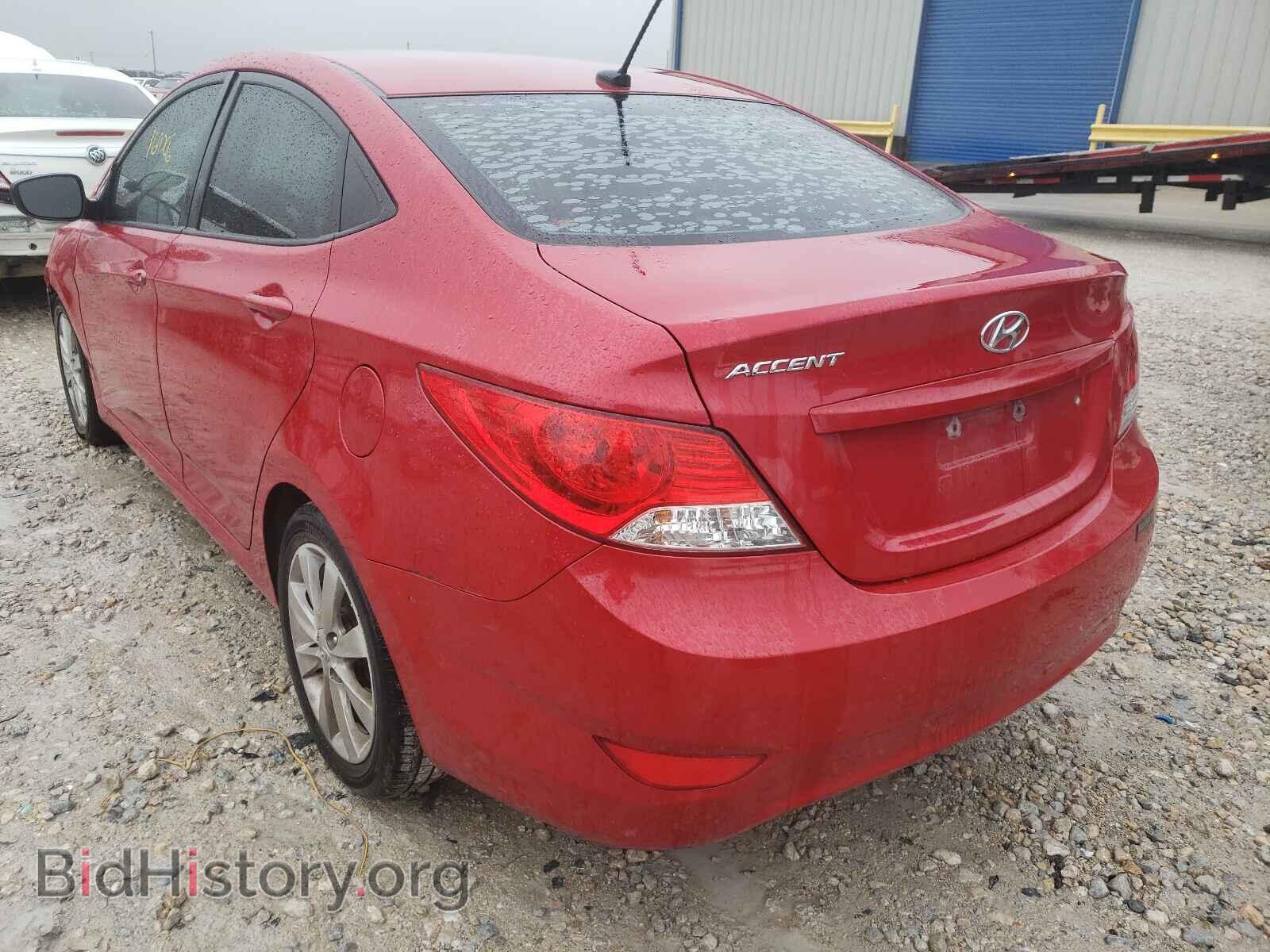 2013 HYUNDAI ACCENT - VIN: KMHCU4AE8DU288847 - Фото 3