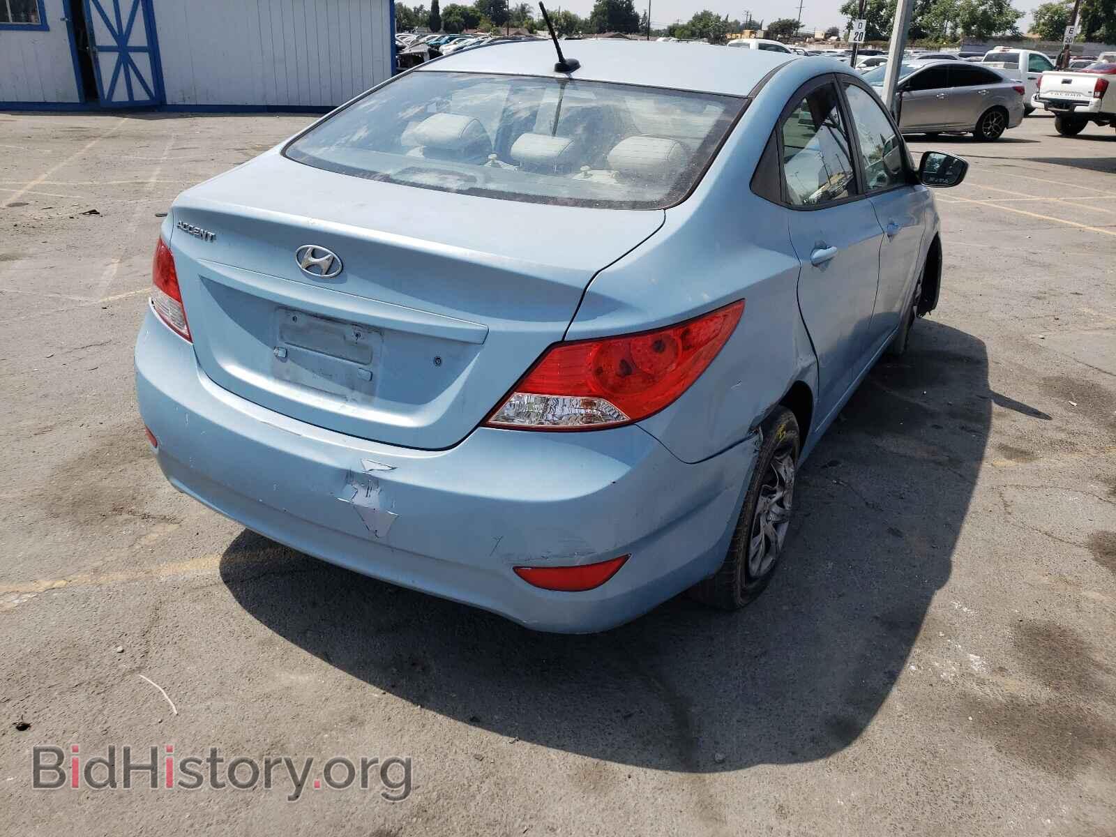 2013 HYUNDAI ACCENT - VIN: KMHCT4AE4DU500047 - Фото 4