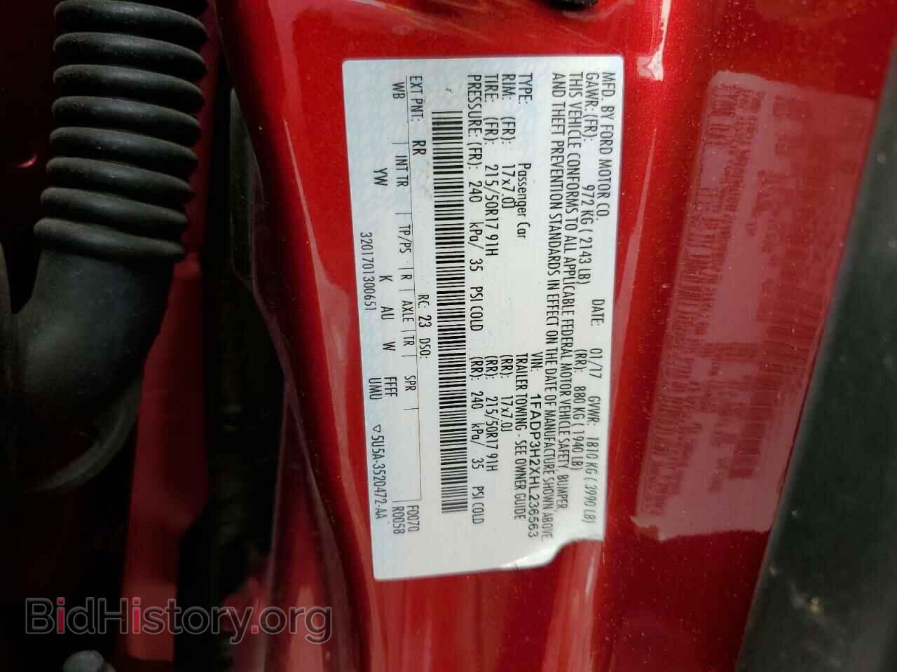 2017 FORD FOCUS - VIN: 1FADP3H2XHL236563 - Photo 12