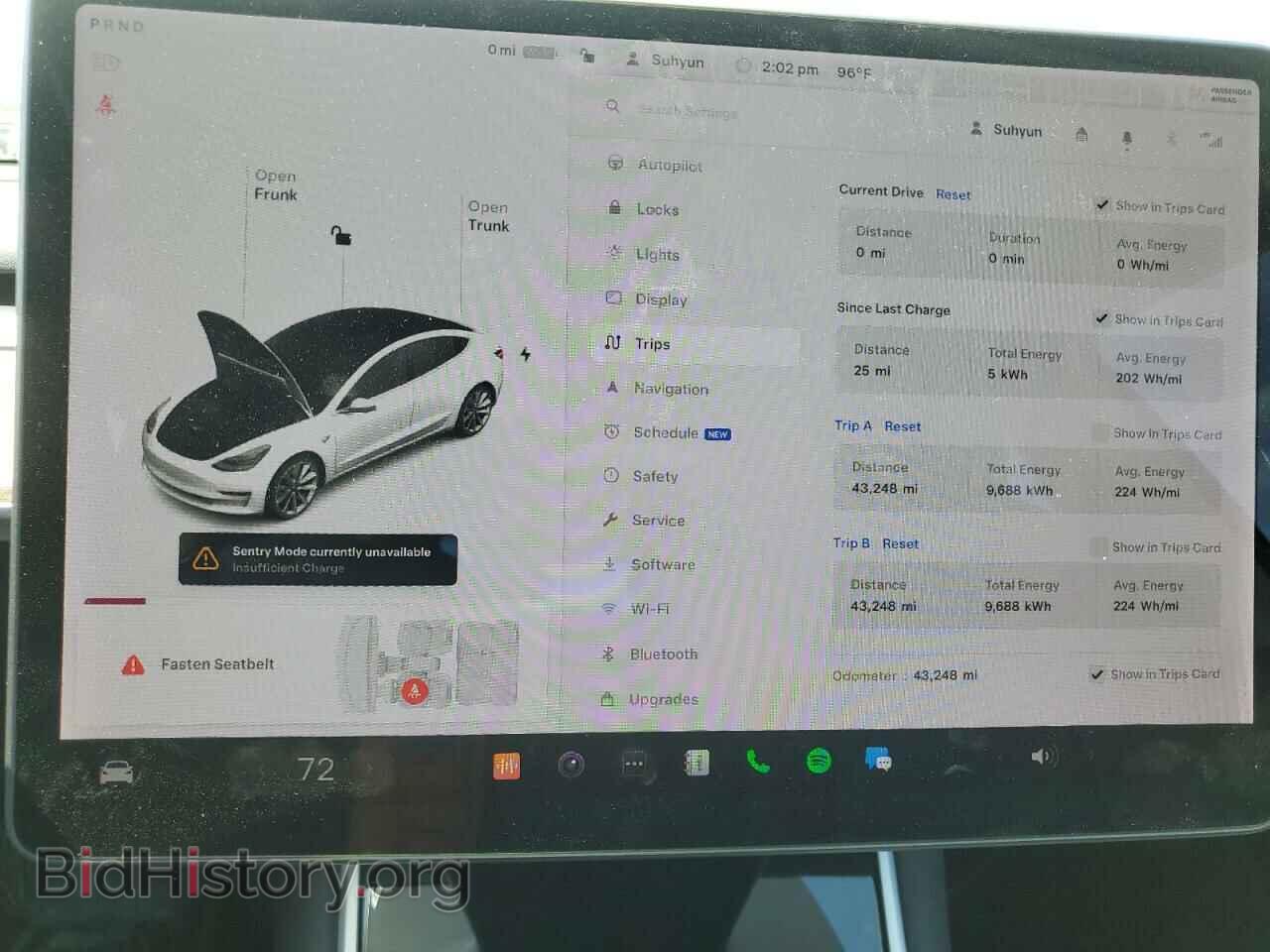 2019 TESLA MODEL 3 - VIN: 5YJ3E1EA4KF428275 - Фото 9