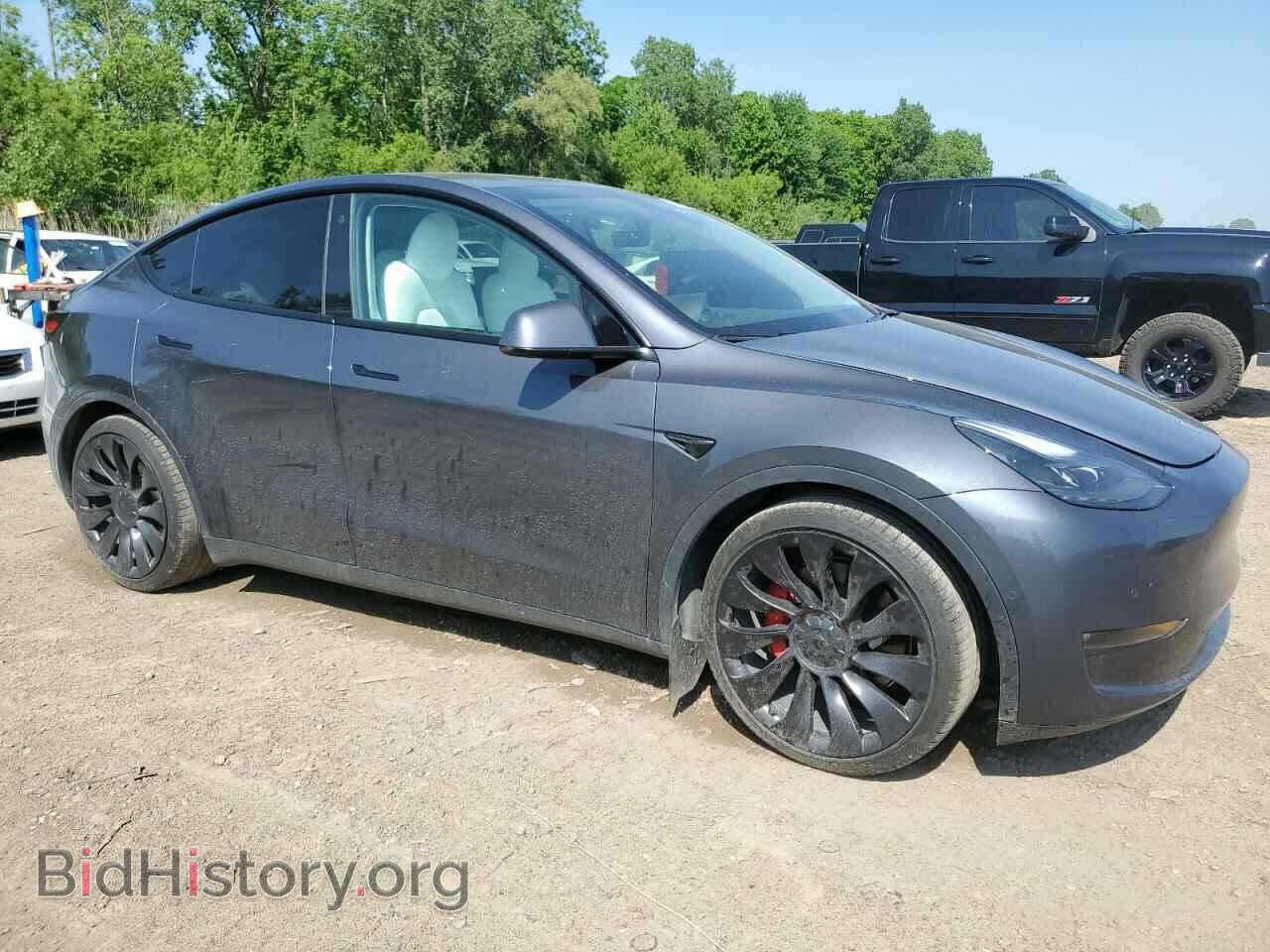 2021 TESLA MODEL Y - VIN: 5YJYGDEF7MF261040 - Photo 4