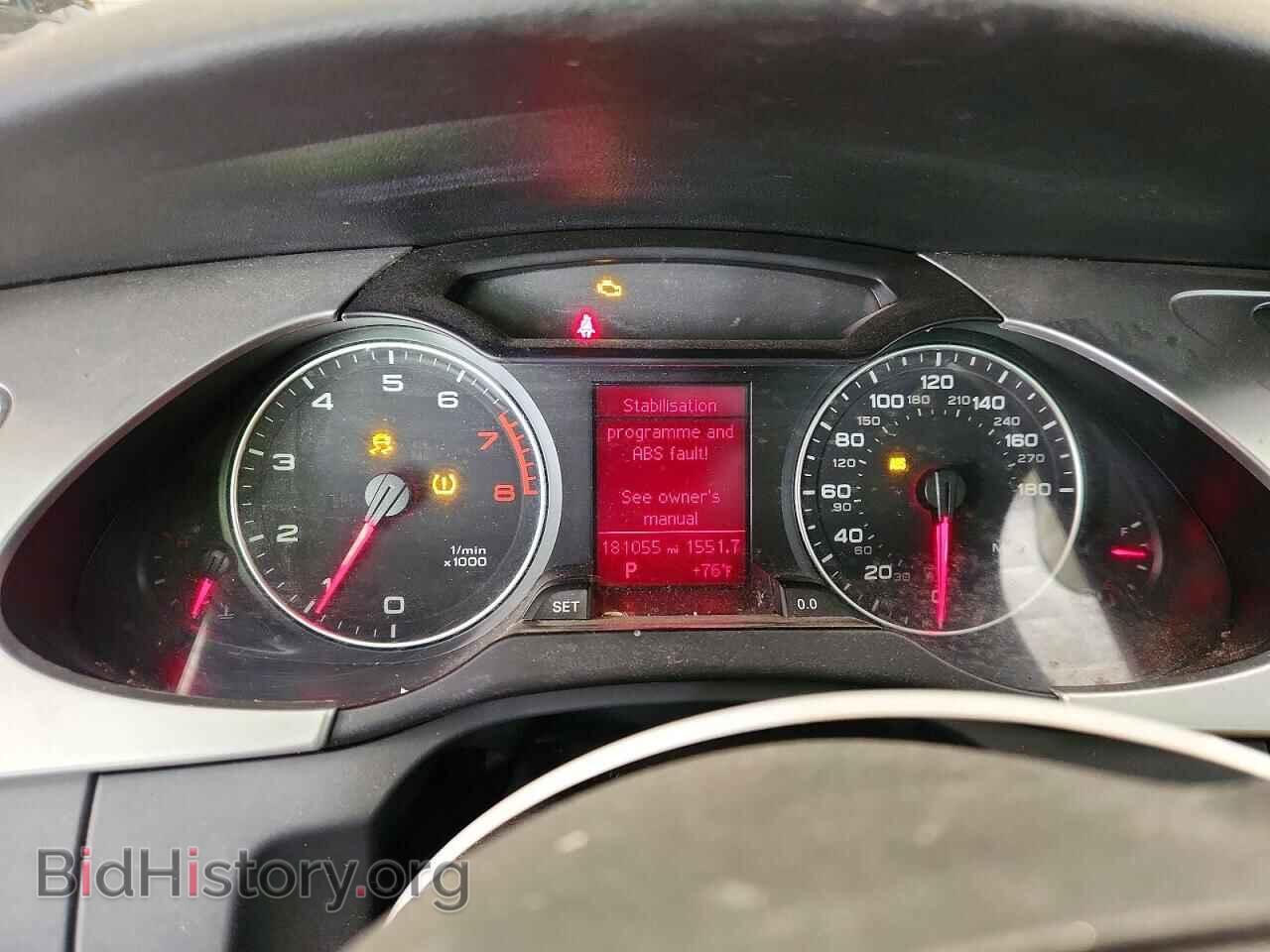 2012 AUDI A4 - VIN: WAUSFAFL1CA087613 - Фото 9
