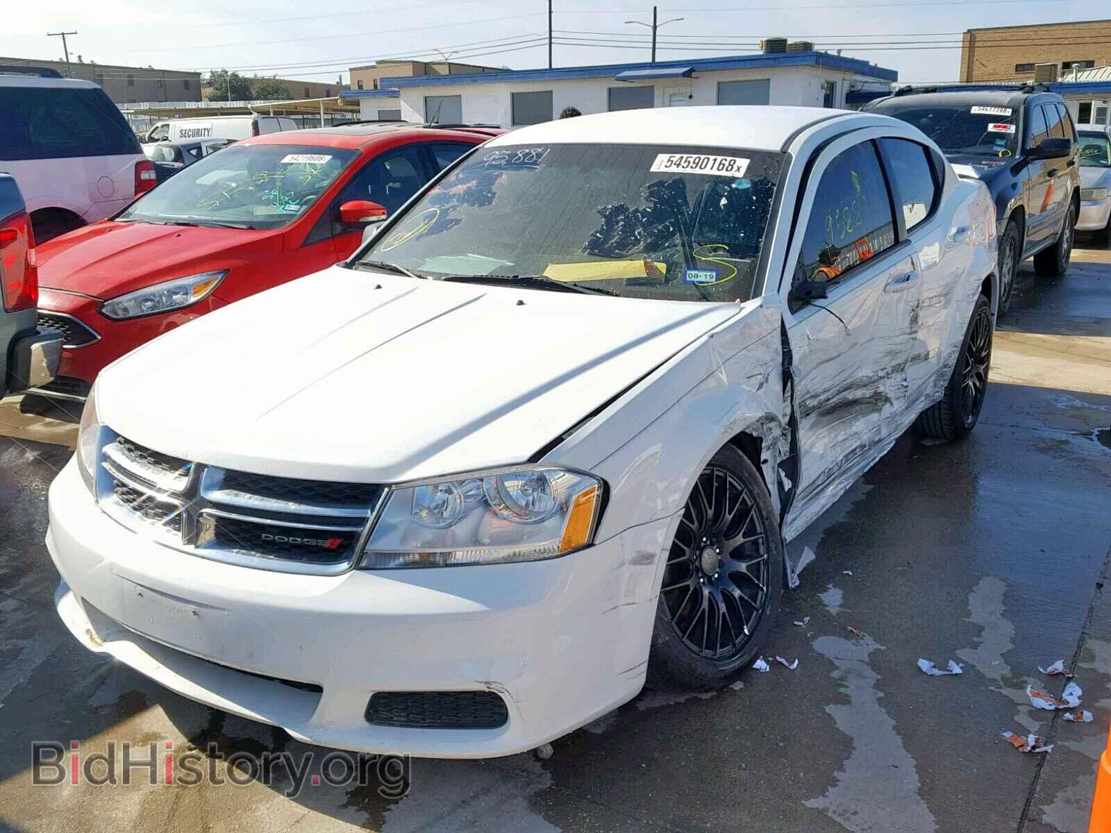 2014 DODGE AVENGER - VIN: 1C3CDZAG5EN222663 - Фото 2