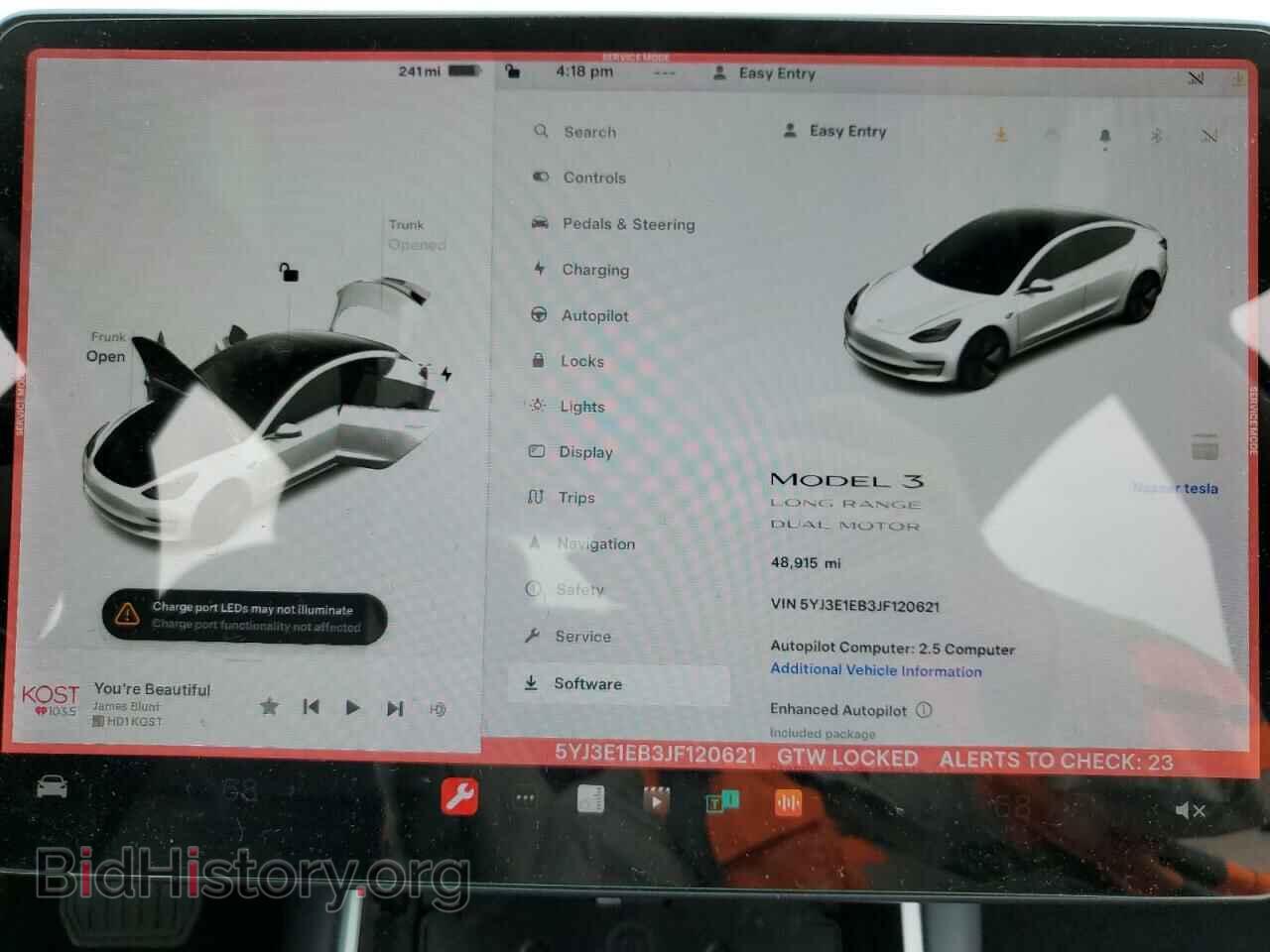 2018 TESLA MODEL 3 - VIN: 5YJ3E1EB3JF120621 - Фото 9