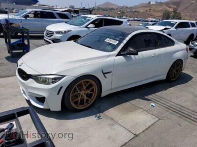 2018 BMW M4, белый — VIN WBS4Y9C5XJAC86890, Copart