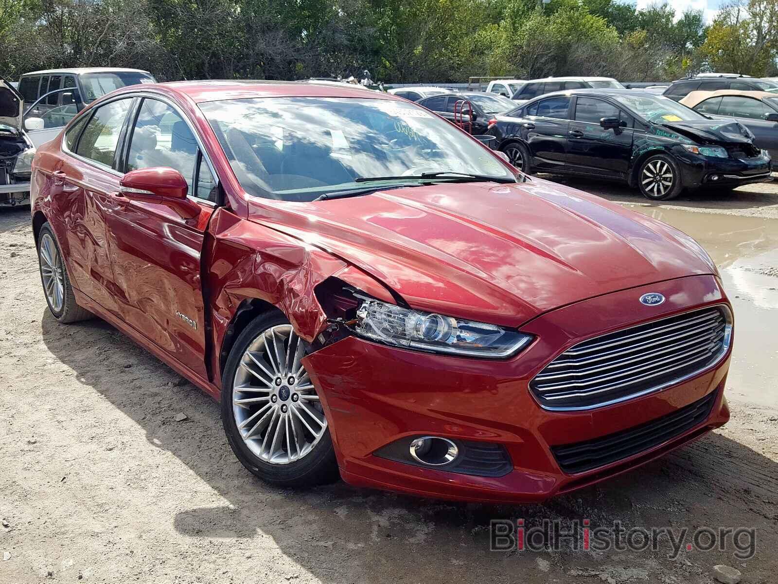 Photo 3FA6P0LU1DR318628 - FORD FUSION SE 2013