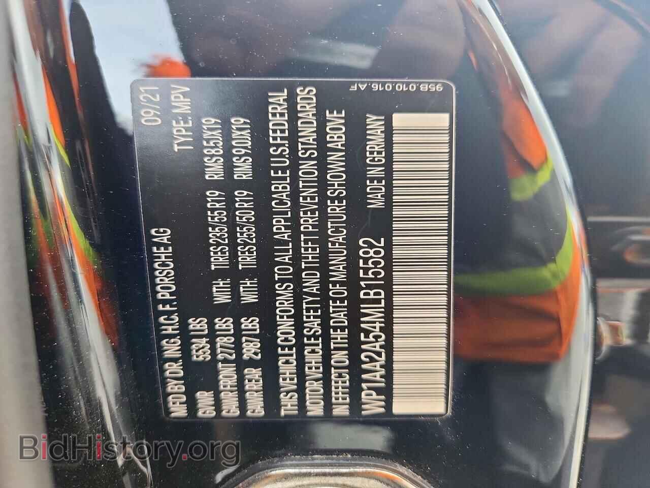 2021 PORSCHE MACAN - VIN: WP1AA2A54MLB15582 - Photo 14