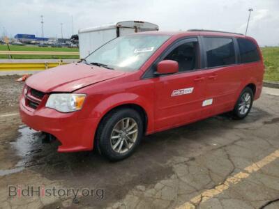 2013 Dodge CARAVAN R/T, red — VIN 2C4RDGEG6DR796498, Copart