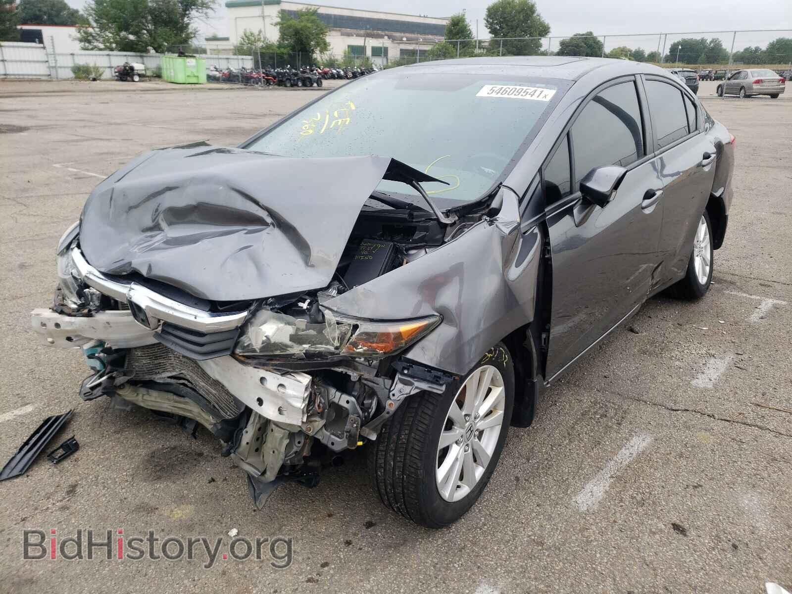 2012 HONDA CIVIC - VIN: 19XFB2F99CE037629 - Фото 2