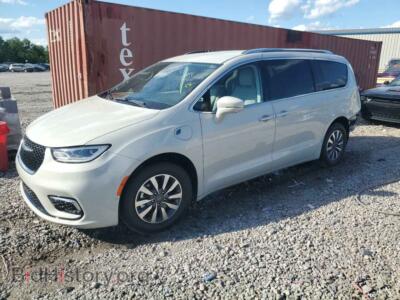 2021 Chrysler PACIFICA Hybrid Touring L, white — VIN 2C4RC1L73MR590011, Copart