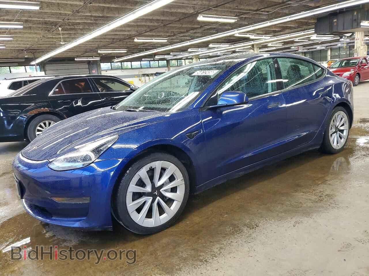 Photo 5YJ3E1EA4NF191467 - TESLA MODEL 3 2022