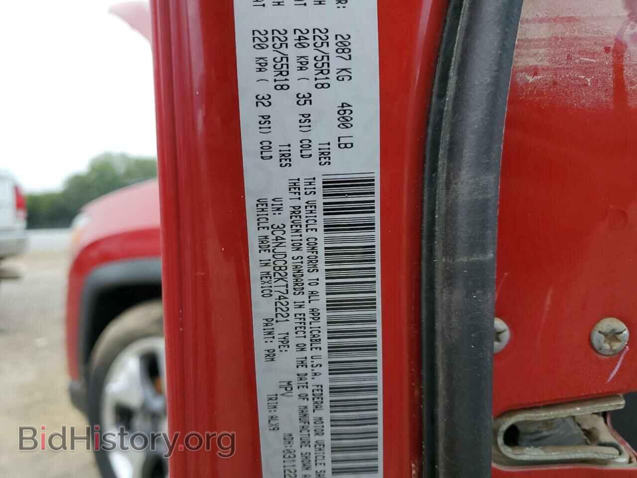 2019 JEEP COMPASS - VIN: 3C4NJDCB2KT742221 - Photo 10