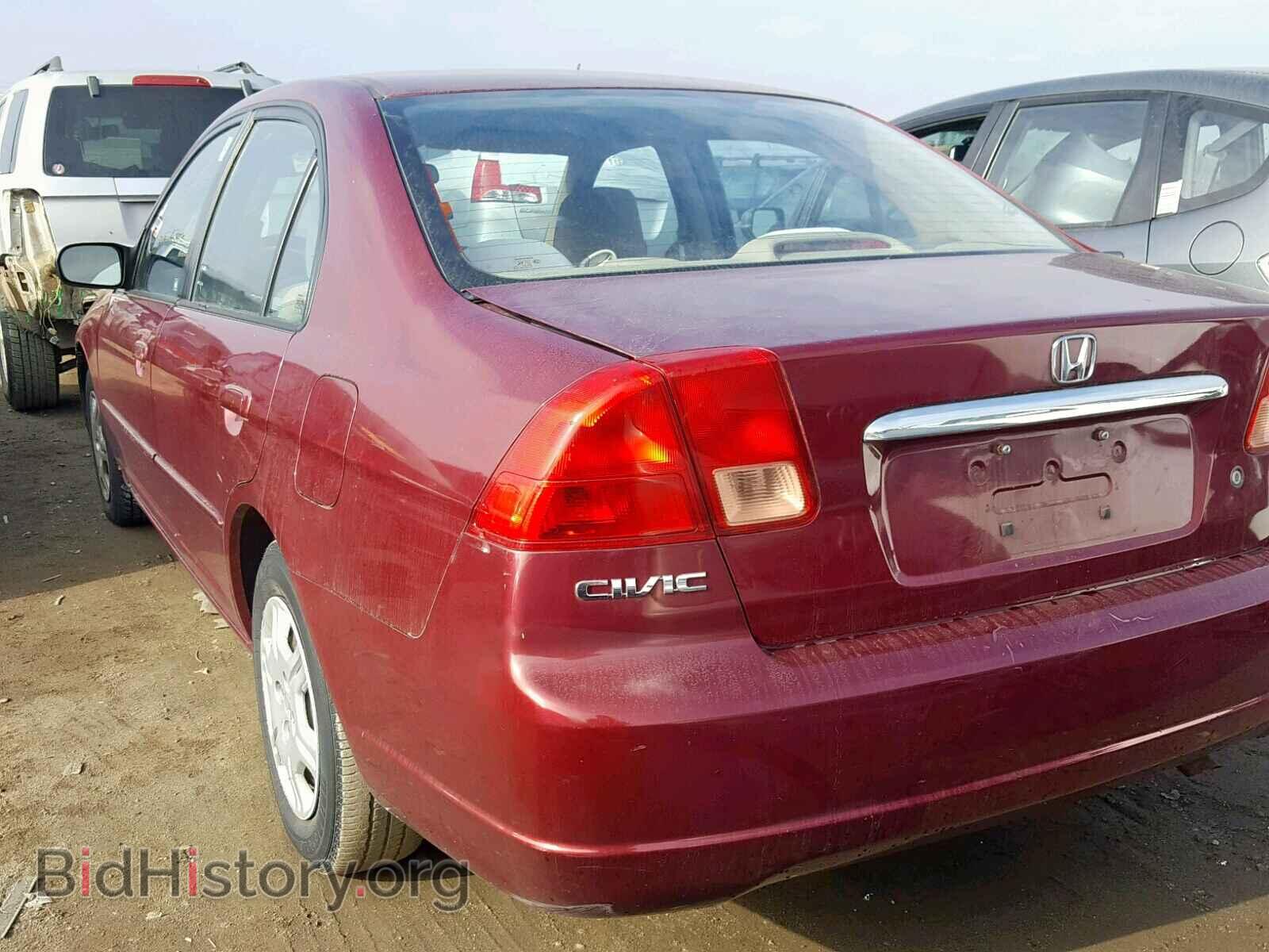 2002 HONDA CIVIC LX - VIN: 2HGES16632H539715 - Фото 3