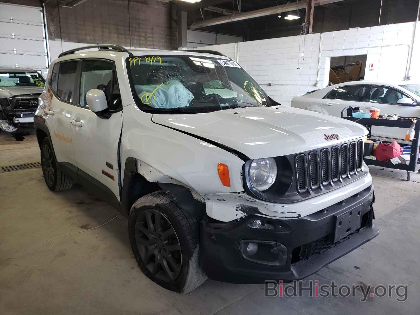 Фотография ZACCJBBT9GPD82420 - JEEP RENEGADE 2016