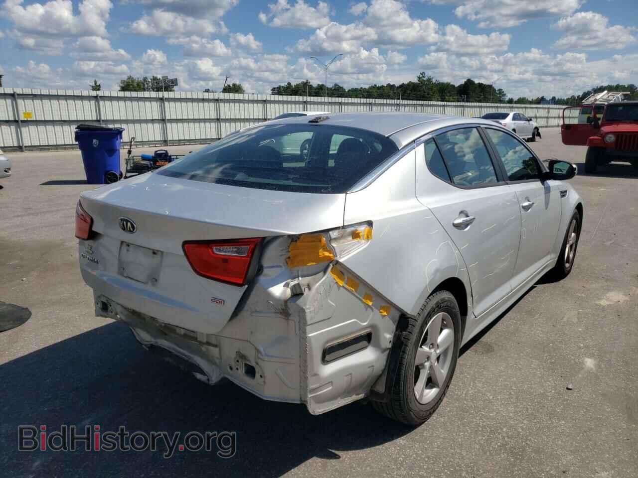 2015 KIA OPTIMA - VIN: 5XXGM4A74FG402813 - Photo 4