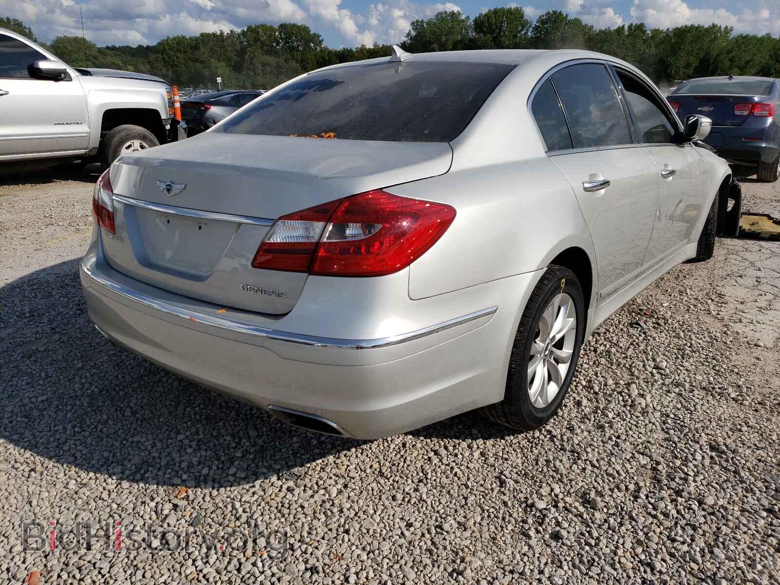 2012 HYUNDAI GENESIS - VIN: KMHGC4DD2CU152722 - Фото 4