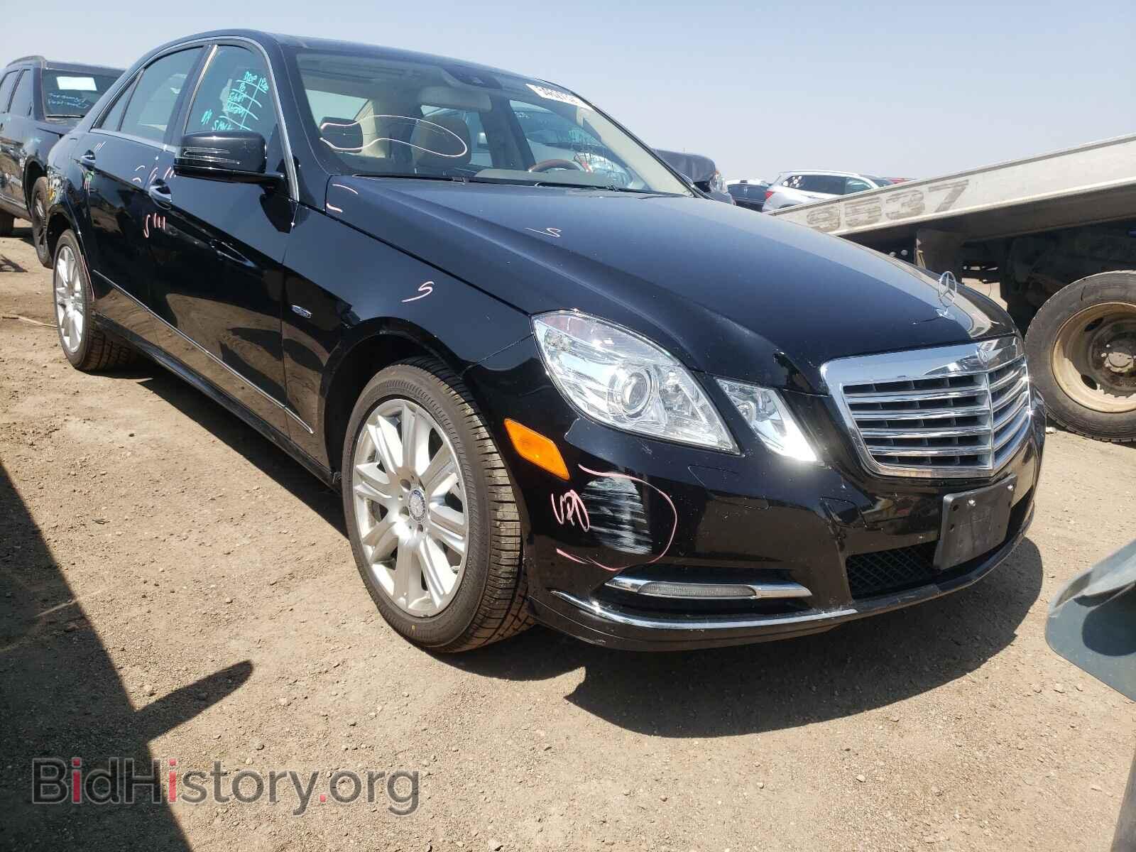 Photo WDDHF8JB0CA628564 - MERCEDES-BENZ E-CLASS 2012