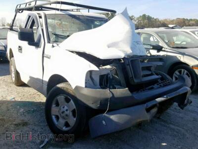 2007 Ford F150, белый — VIN 1FTRF12297KB84797, Copart