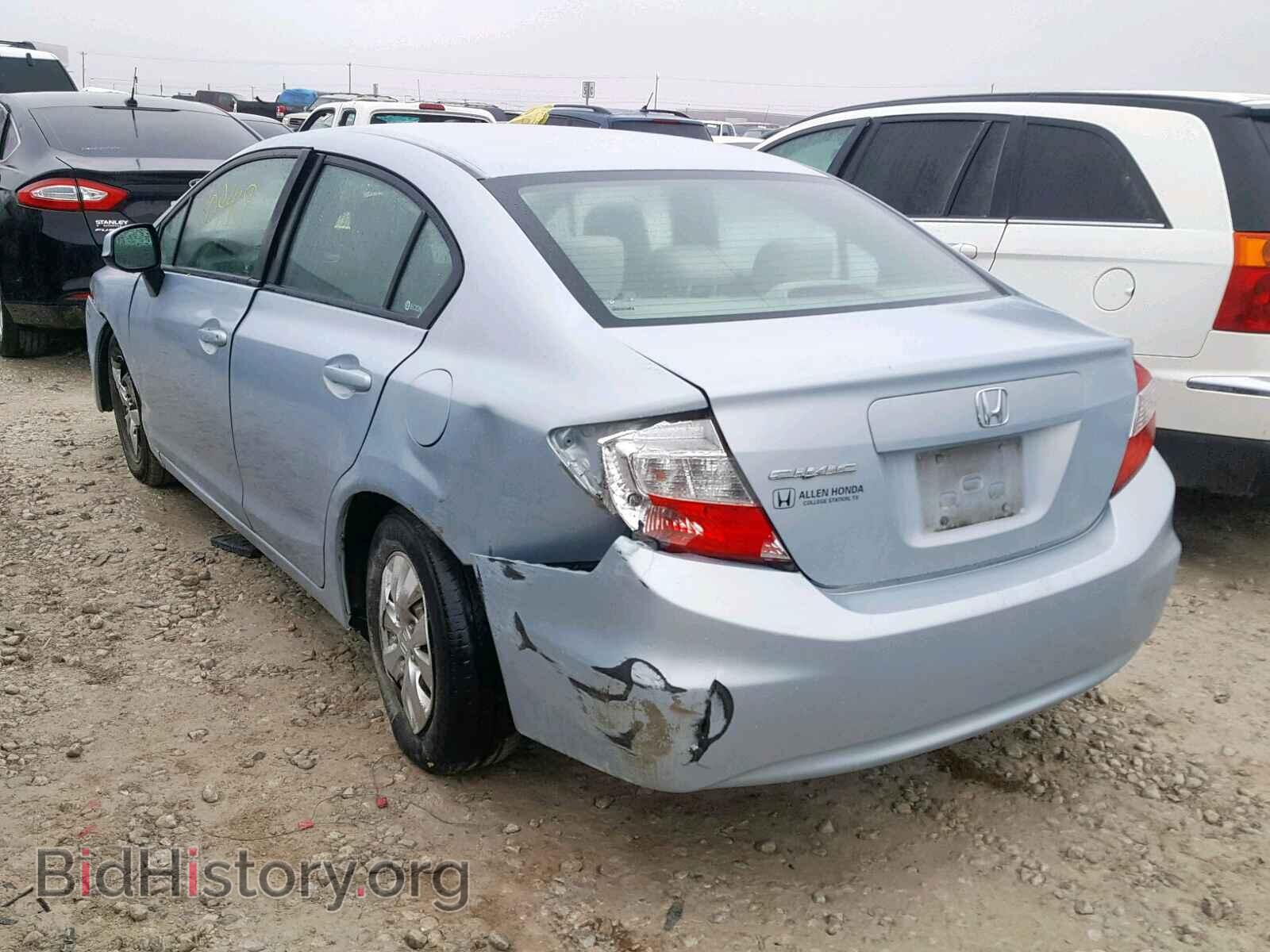 2012 HONDA CIVIC LX - VIN: 19XFB2F5XCE046207 - Фото 3