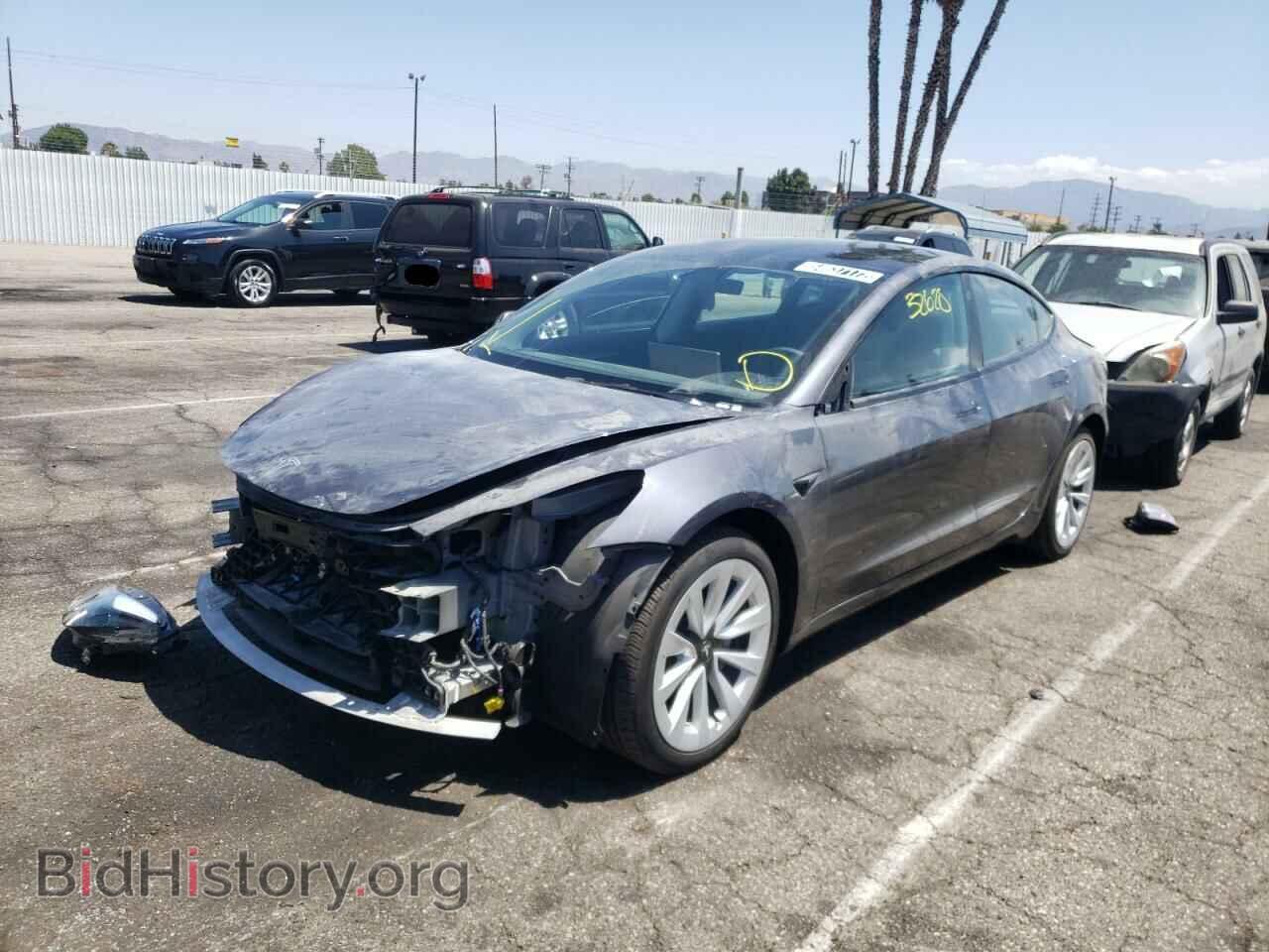 2022 TESLA MODEL 3 - VIN: 5YJ3E1EB7NF142787 - Фото 2