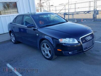 2007 Audi A4 A4 2.0T QU, черный — VIN WAUDF78E97A098231, Copart