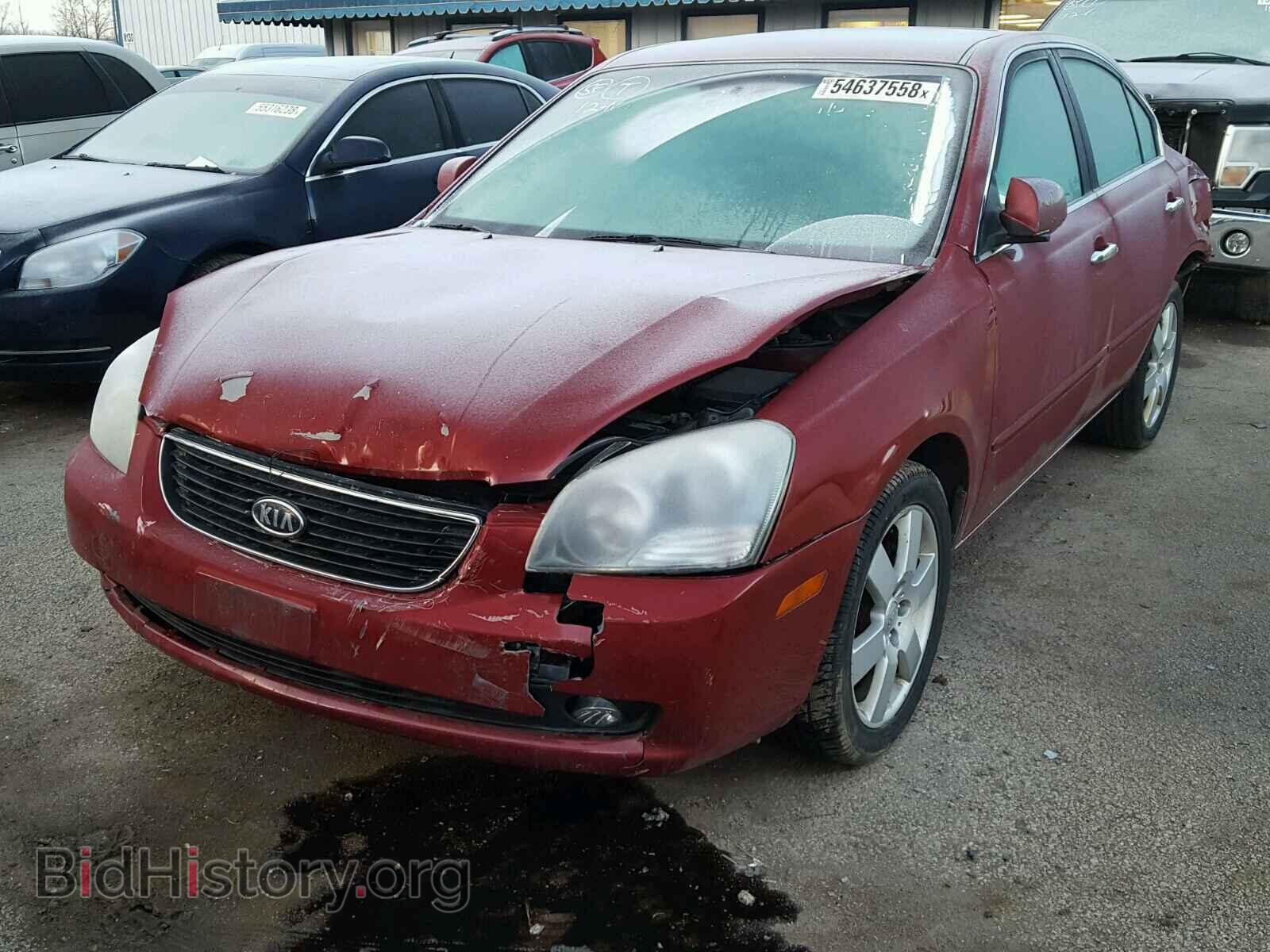 2007 KIA OPTIMA - VIN: KNAGE124675140098 - Фото 2