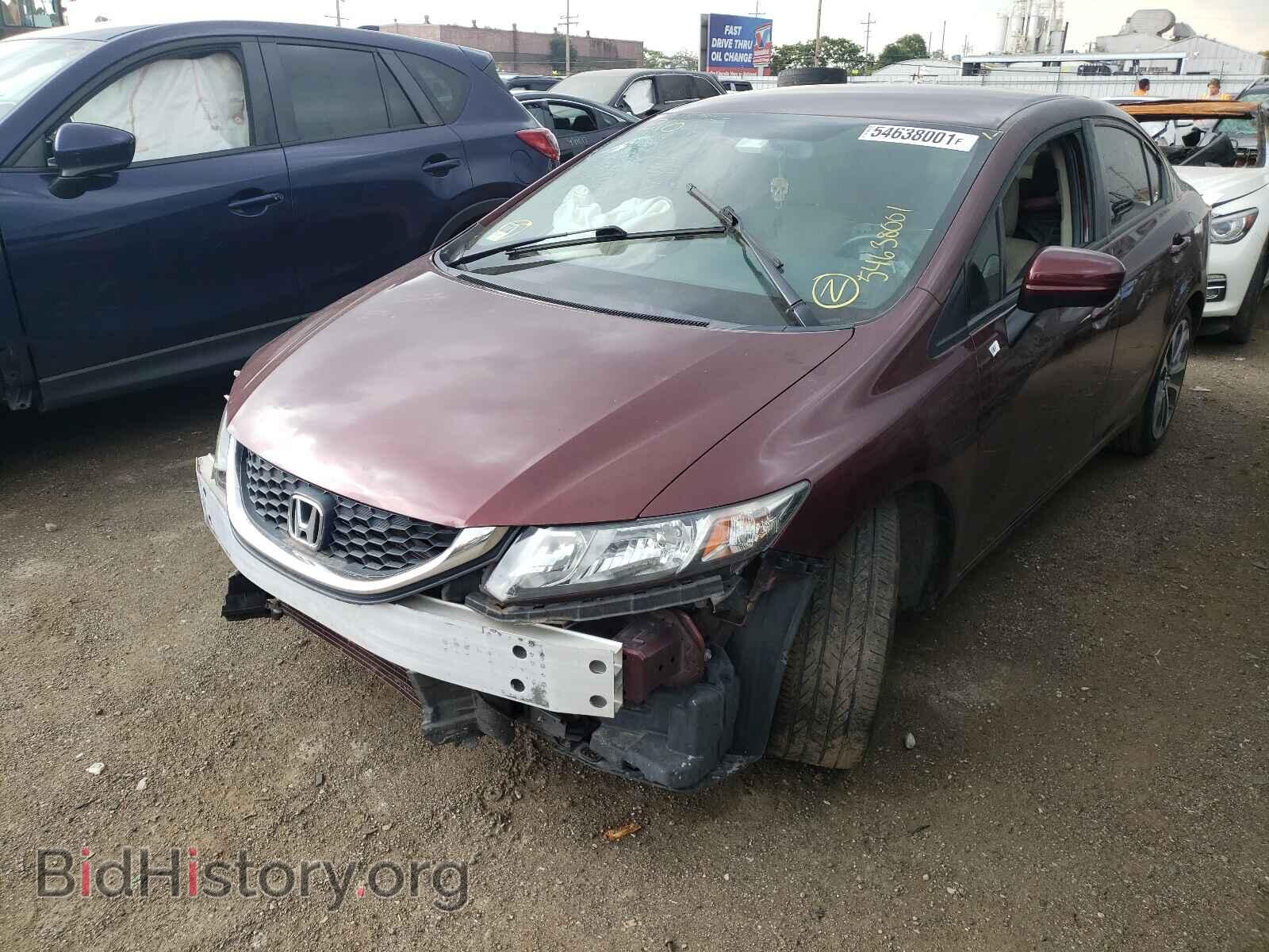 2015 HONDA CIVIC - VIN: 19XFB2F54FE253163 - Фото 2