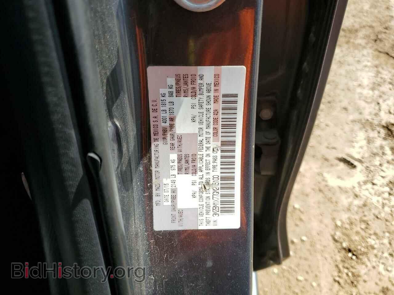 2016 MAZDA 3 - VIN: 3MZBM1X77GM245100 - Фото 12