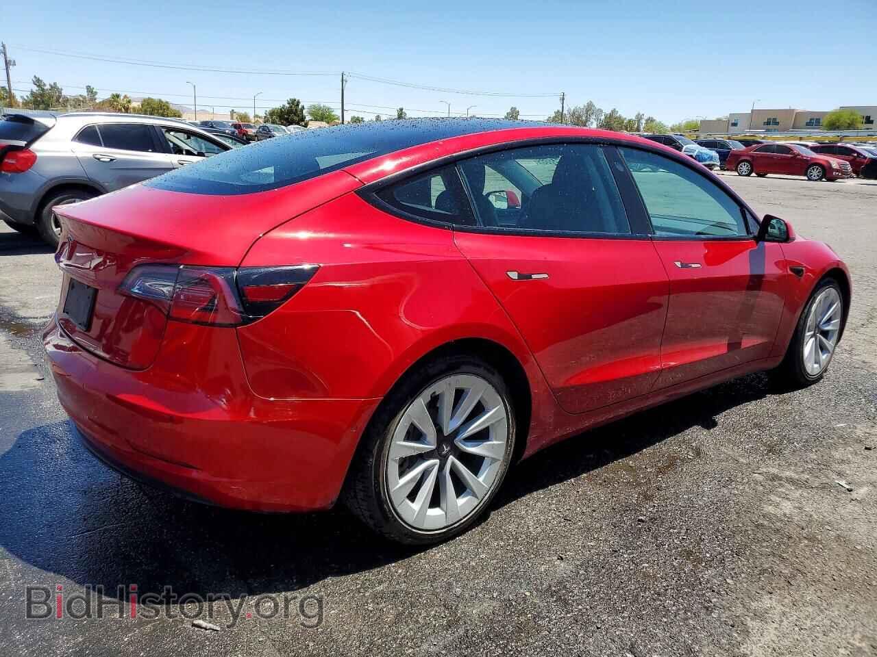 2022 TESLA MODEL 3 - VIN: 5YJ3E1EA8NF371874 - Фото 3