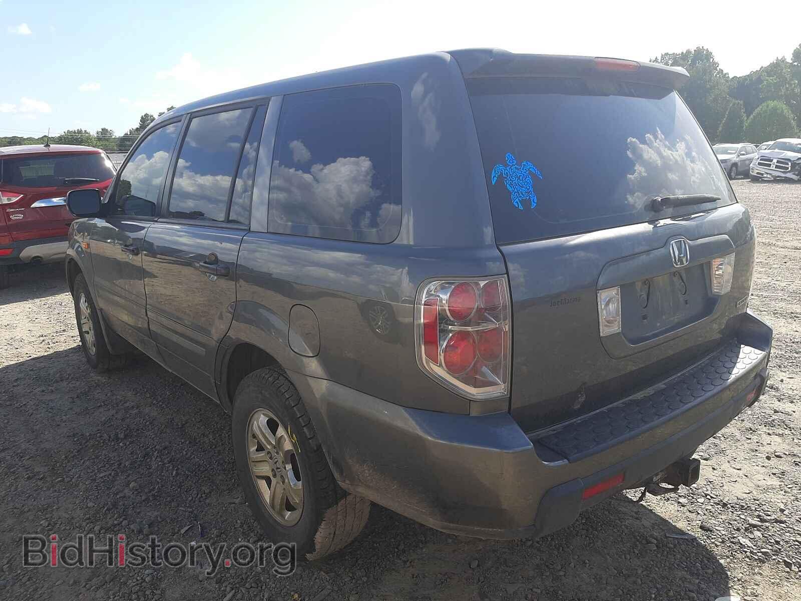 2007 HONDA PILOT - VIN: 2HKYF18167H508300 - Фото 3