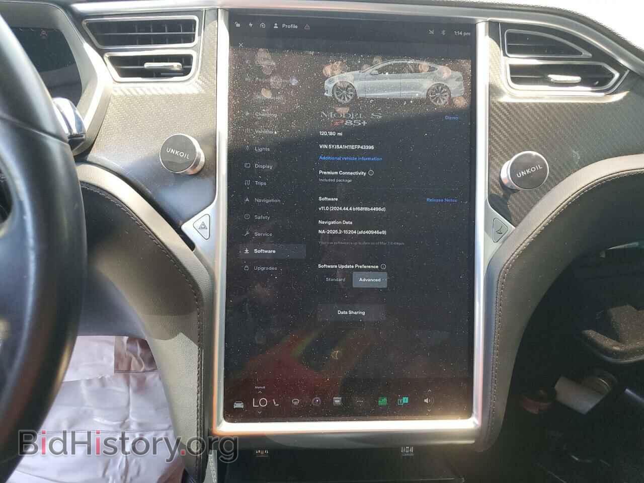 2014 TESLA MODEL S - VIN: 5YJSA1H11EFP43395 - Photo 9