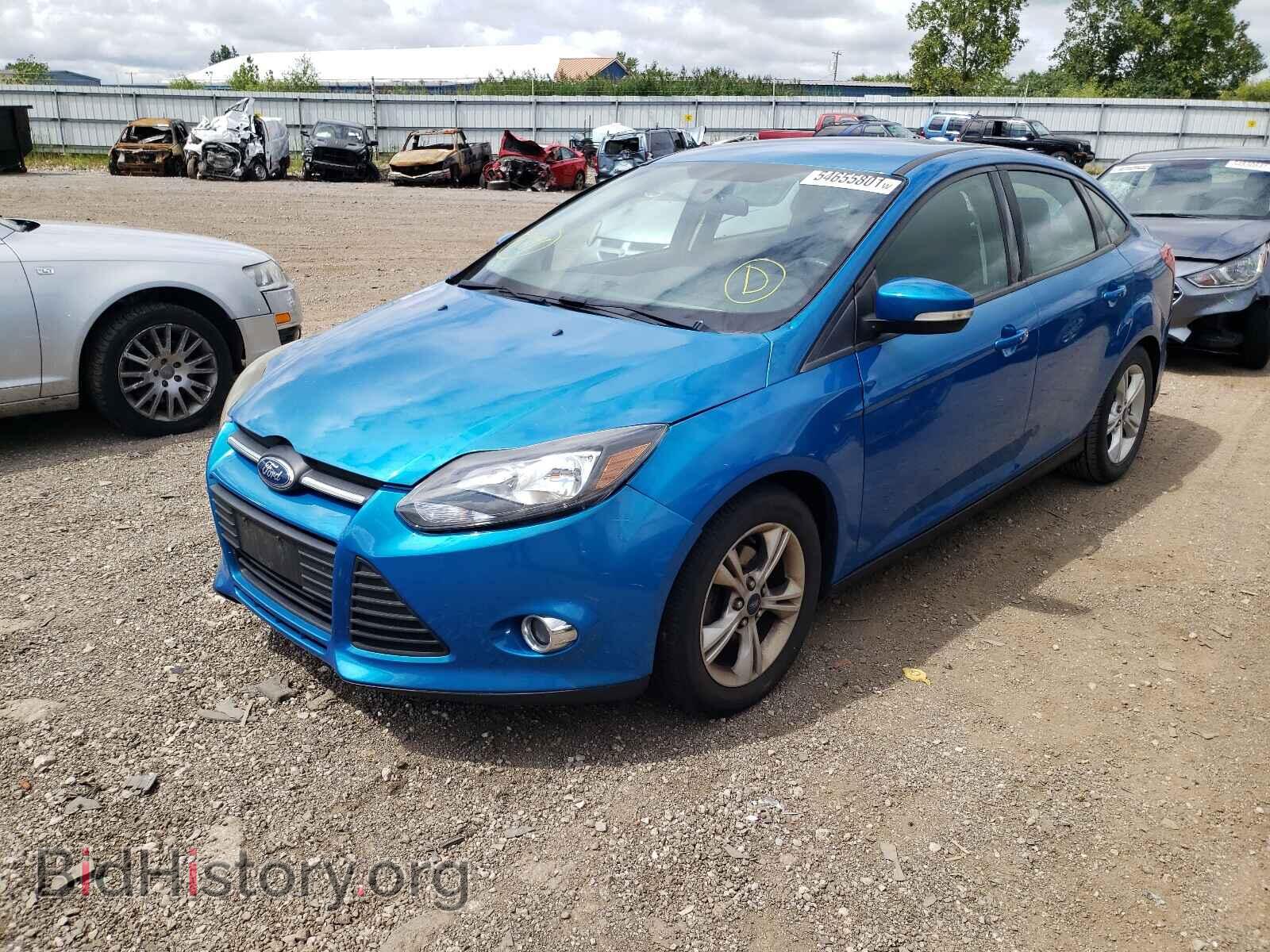 2014 FORD FOCUS - VIN: 1FADP3F28EL428403 - Фото 2