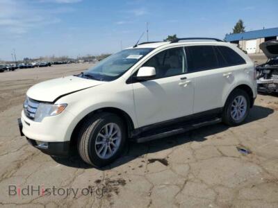 2007 Ford EDGE SEL, white — VIN 2FMDK38C17BA99847, Copart