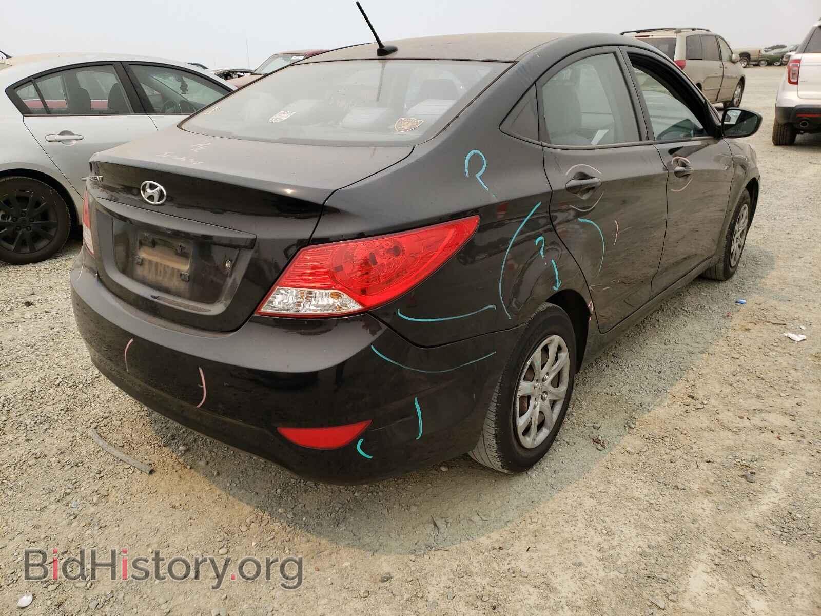 2013 HYUNDAI ACCENT - VIN: KMHCT4AE6DU324344 - Фото 4