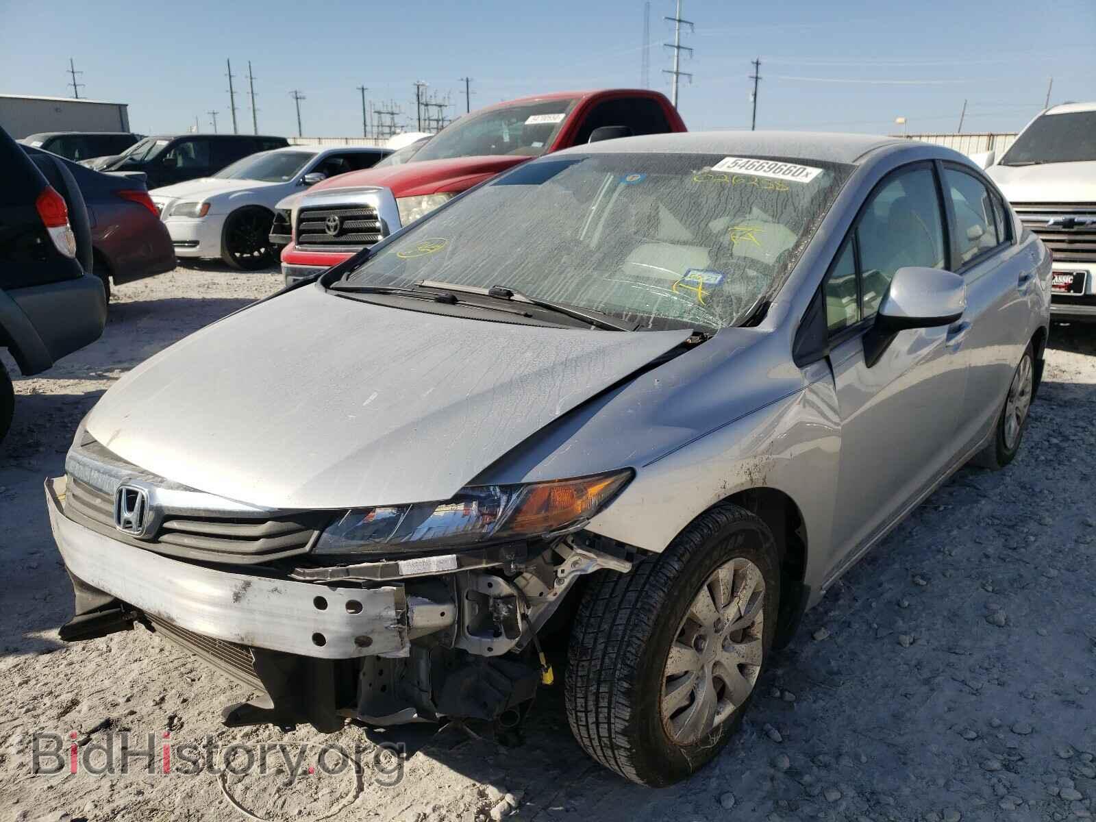 2012 HONDA CIVIC - VIN: 19XFB2F54CE026258 - Фото 2
