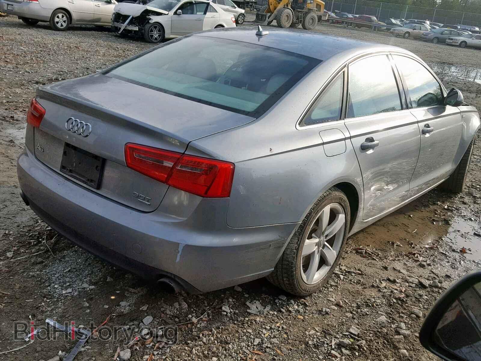 2012 AUDI A6 - VIN: WAUGGAFCXCN149196 - Фото 4