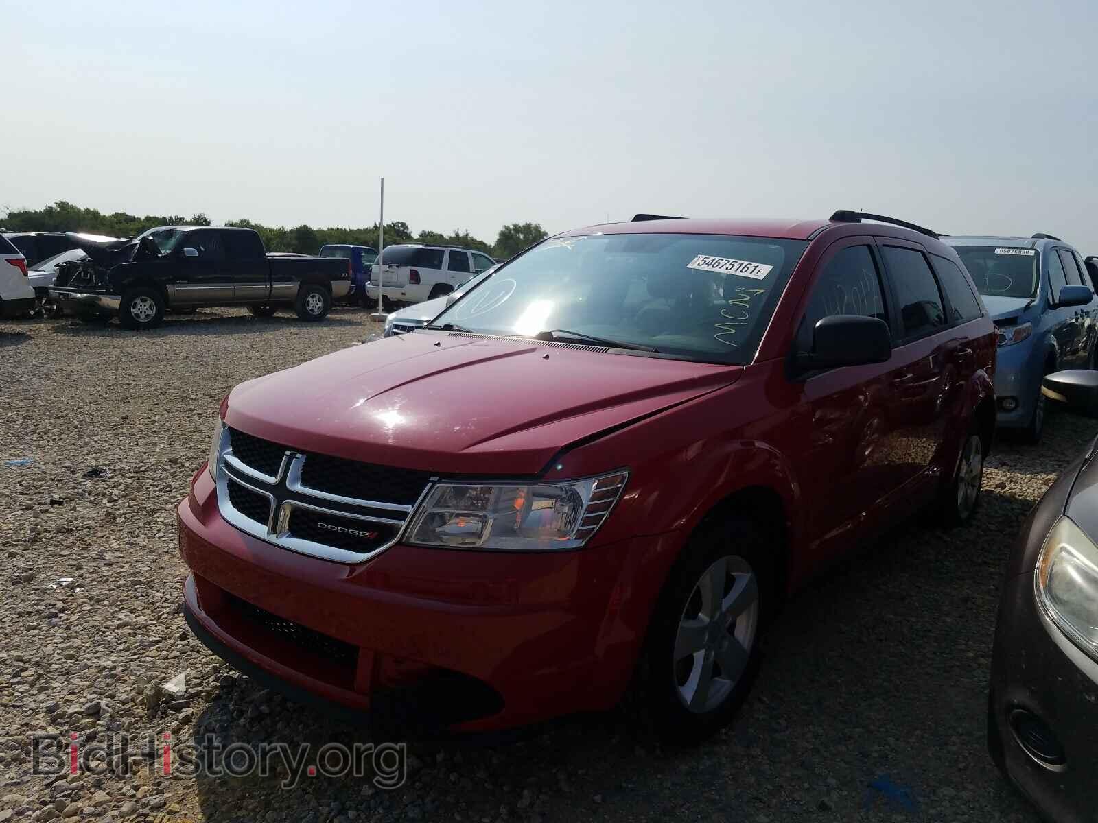 2013 DODGE JOURNEY - VIN: 3C4PDCAB9DT704873 - Фото 2