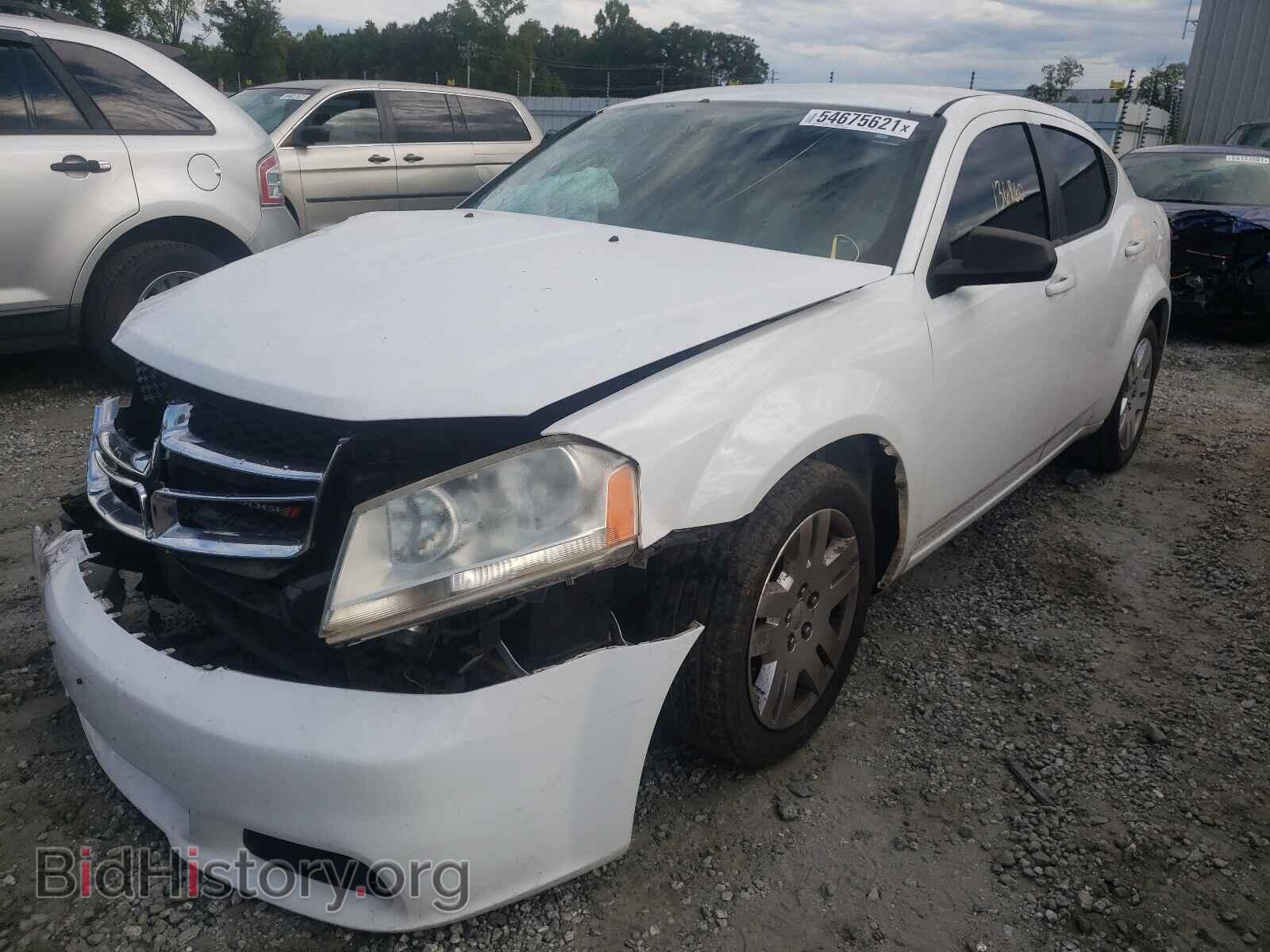 2013 DODGE AVENGER - VIN: 1C3CDZAB9DN616007 - Фото 2