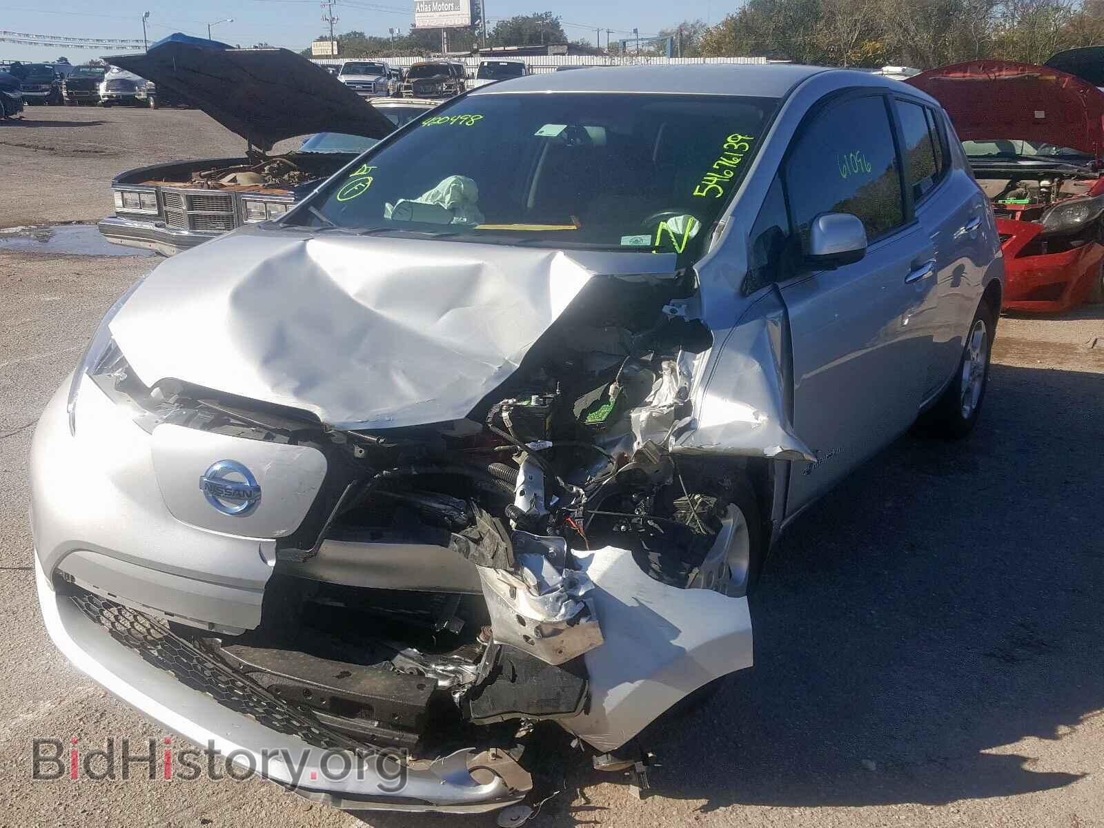 2013 NISSAN LEAF - VIN: 1N4AZ0CP2DC420498 - Фото 2