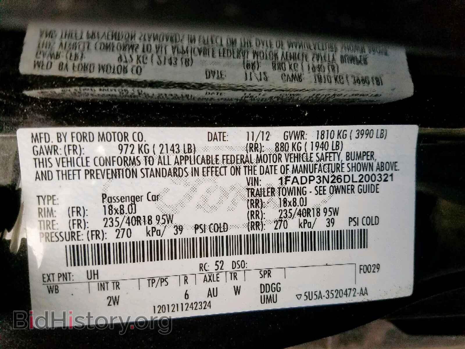 2013 FORD FOCUS - VIN: 1FADP3N26DL200321 - Photo 10