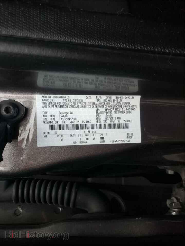 2014 FORD FOCUS - VIN: 1FADP3E21EL443360 - Photo 10