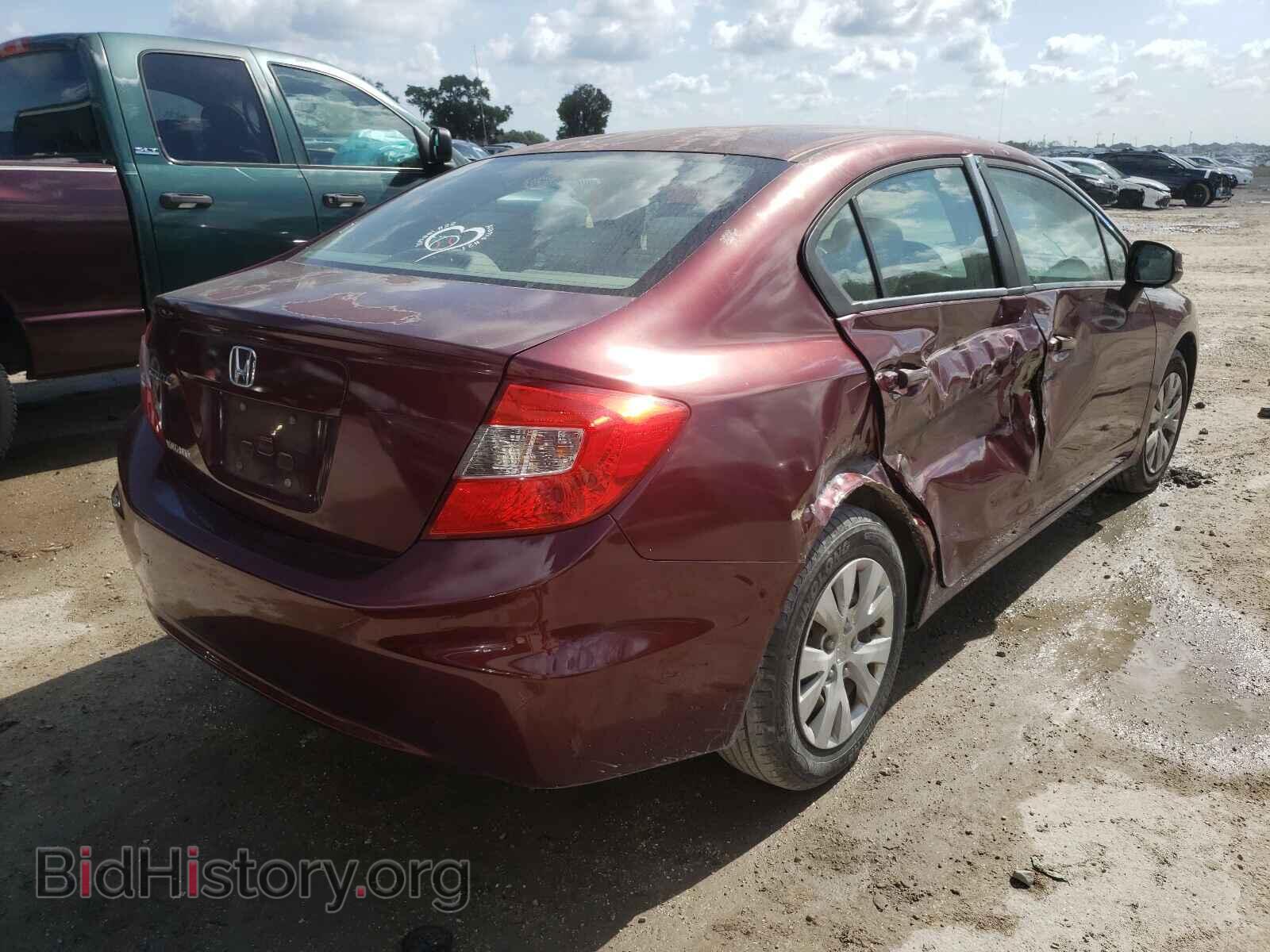 2012 HONDA CIVIC - VIN: 2HGFB2F50CH534832 - Фото 4