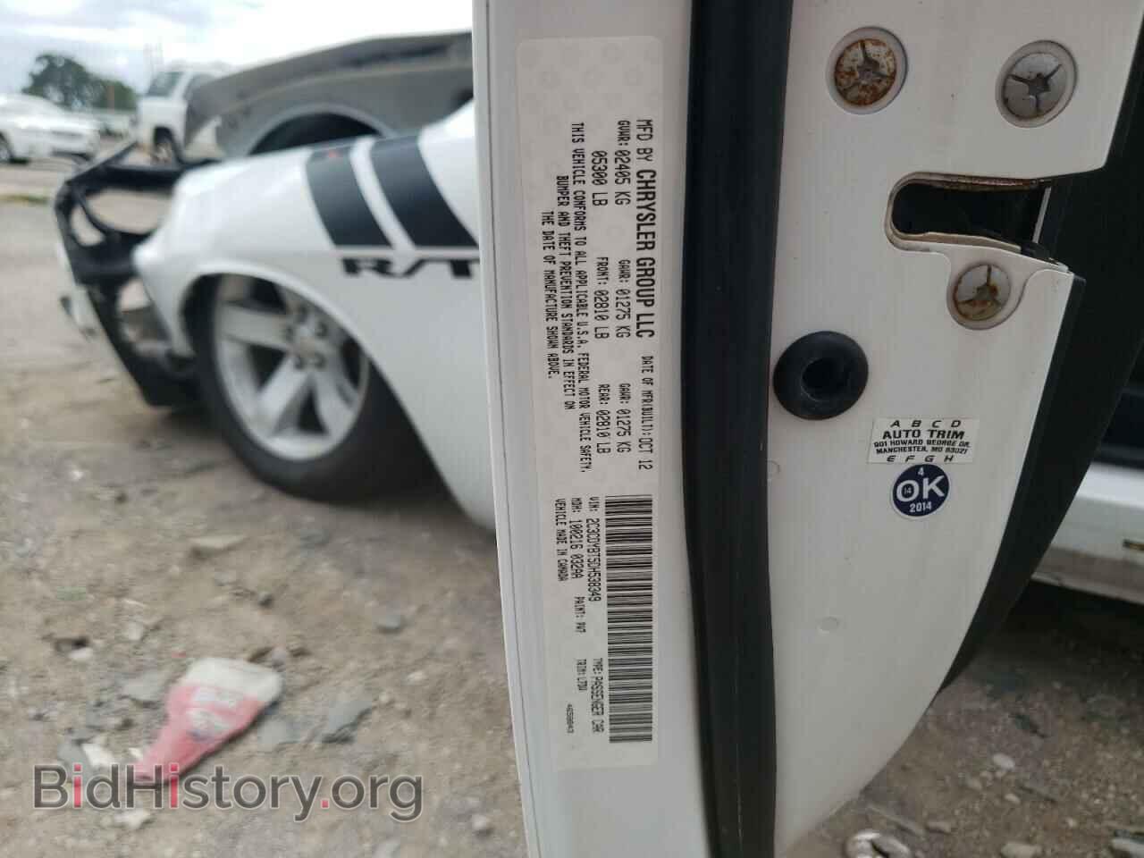 2013 DODGE CHALLENGER - VIN: 2C3CDYBT5DH538349 - Фото 10