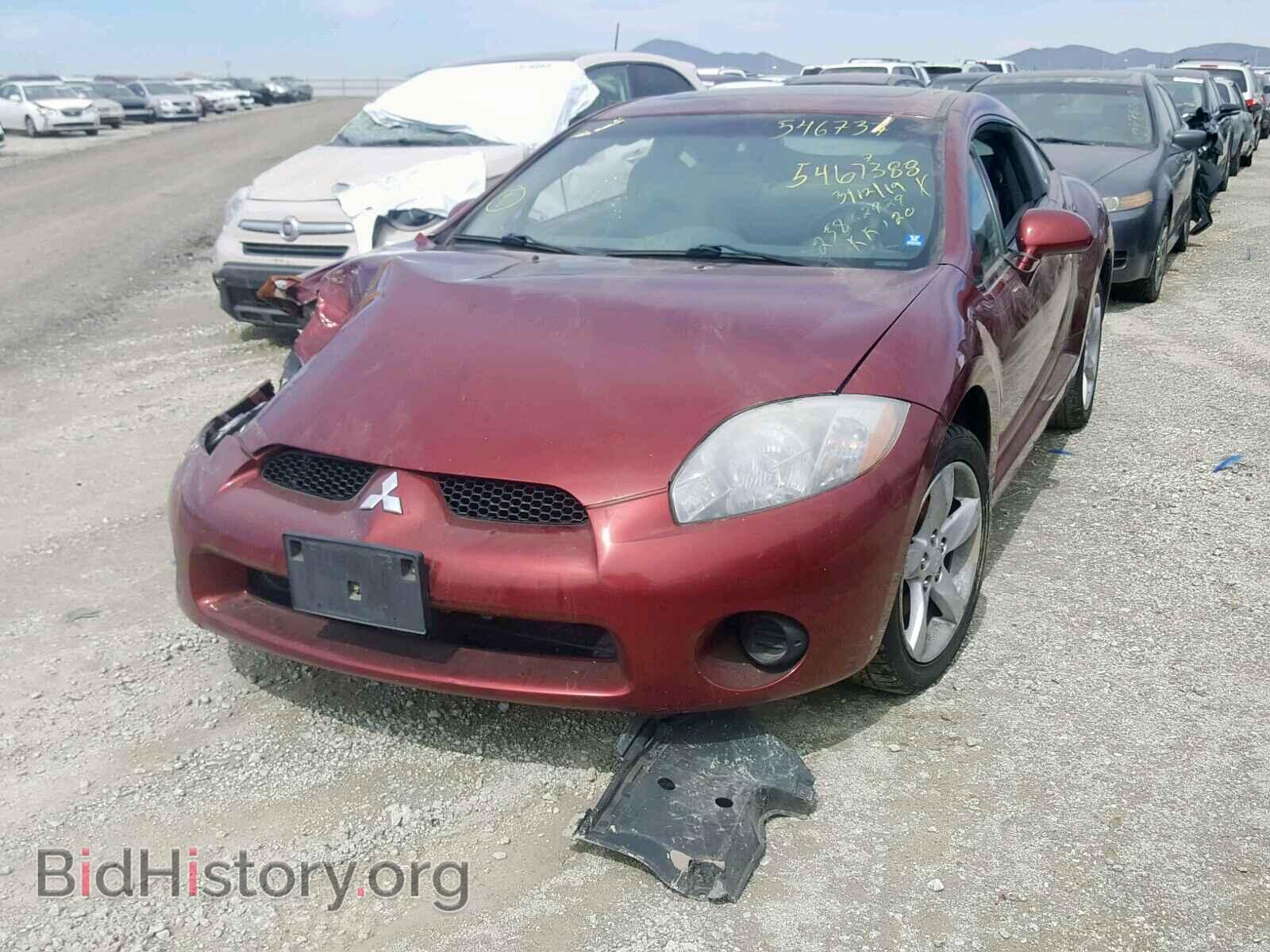 2006 MITSUBISHI ECLIPSE - VIN: 4A3AK24F46E005235 - Фото 2