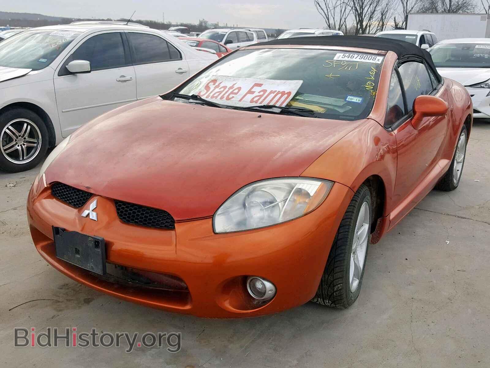 2008 MITSUBISHI ECLIPSE - VIN: 4A3AL25F08E037436 - Фото 2