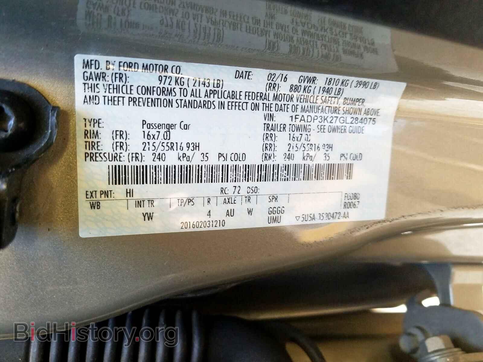 2016 FORD FOCUS SE - VIN: 1FADP3K27GL284075 - Photo 10