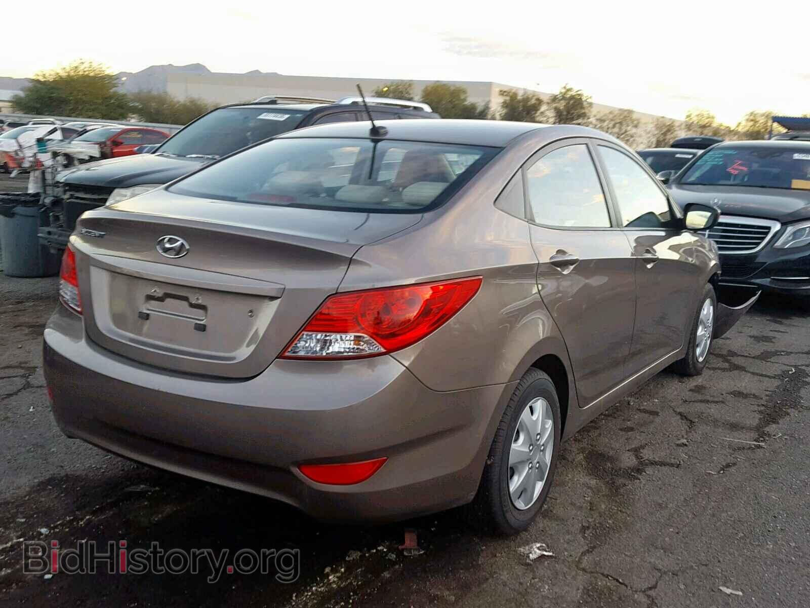 2013 HYUNDAI ACCENT - VIN: KMHCT4AE3DU538403 - Фото 4