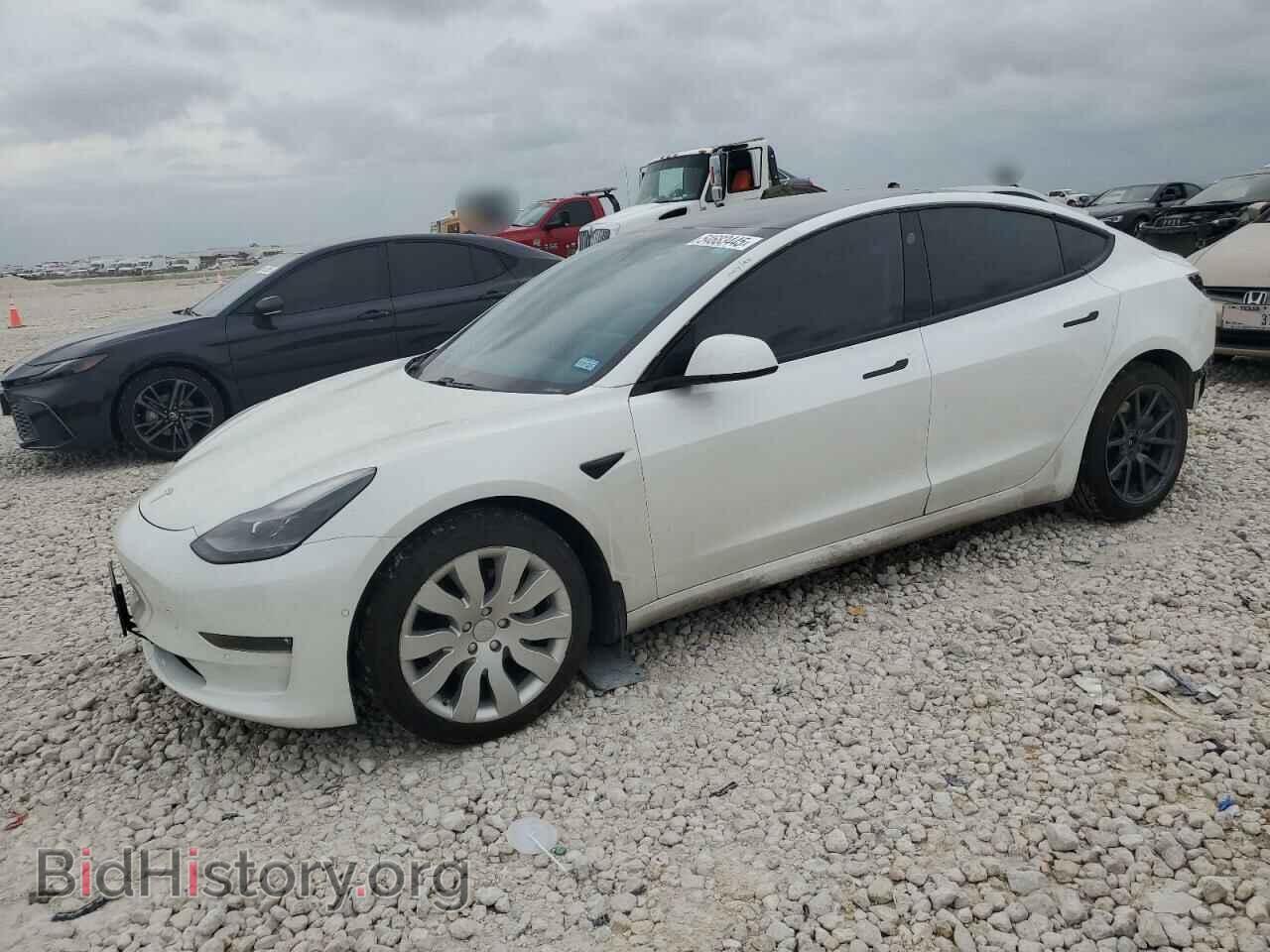Photo 5YJ3E1EB8MF079732 - TESLA MODEL 3 2021